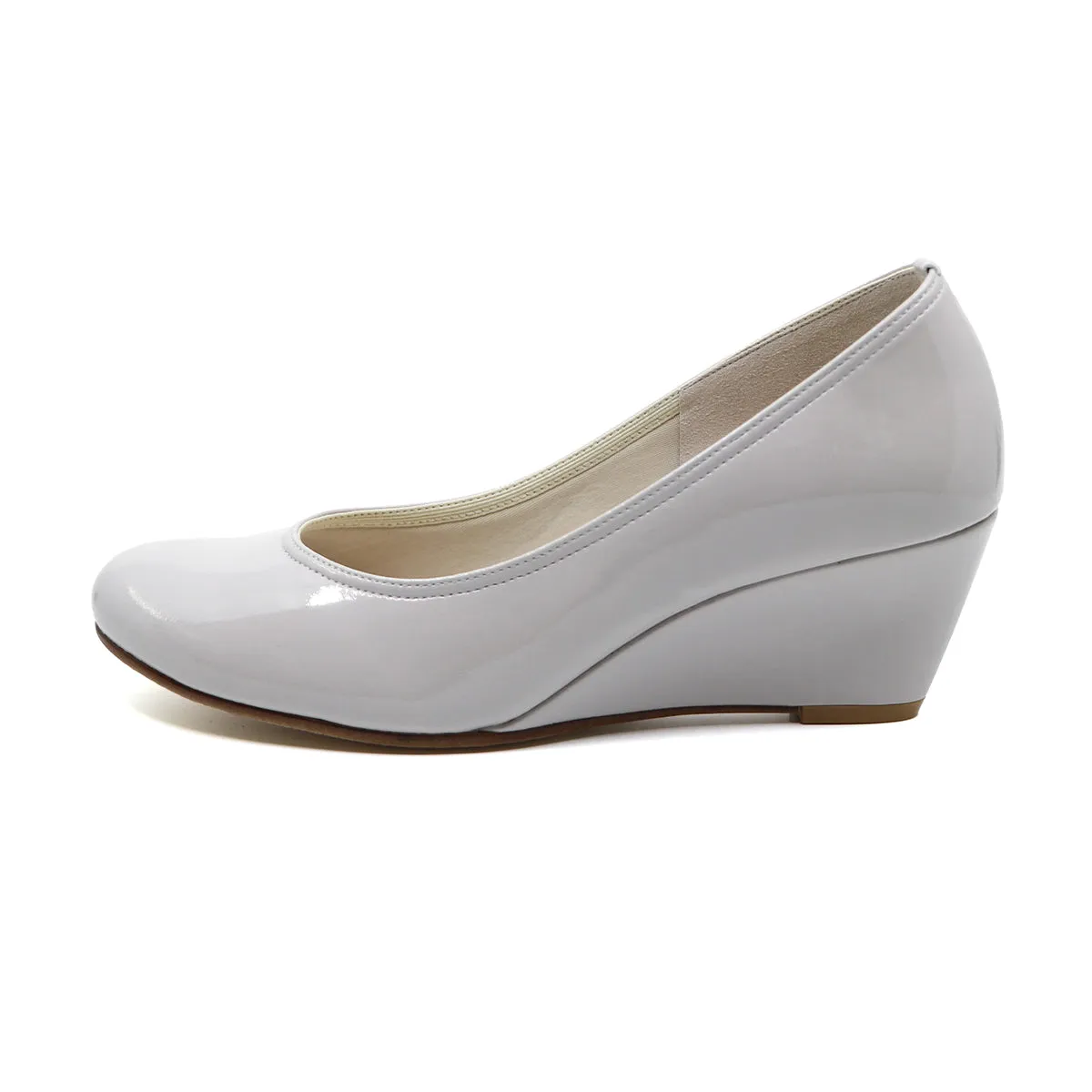 Amane Light Grey Rain Wedges sepatu wanita anti air eksklusif dari Joy368