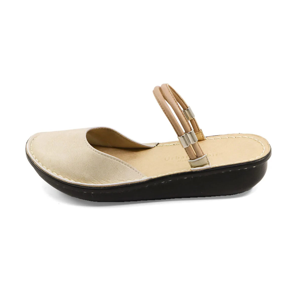 FUTO Ivory Combi Real Support Sandals dari Joy368 warna beige