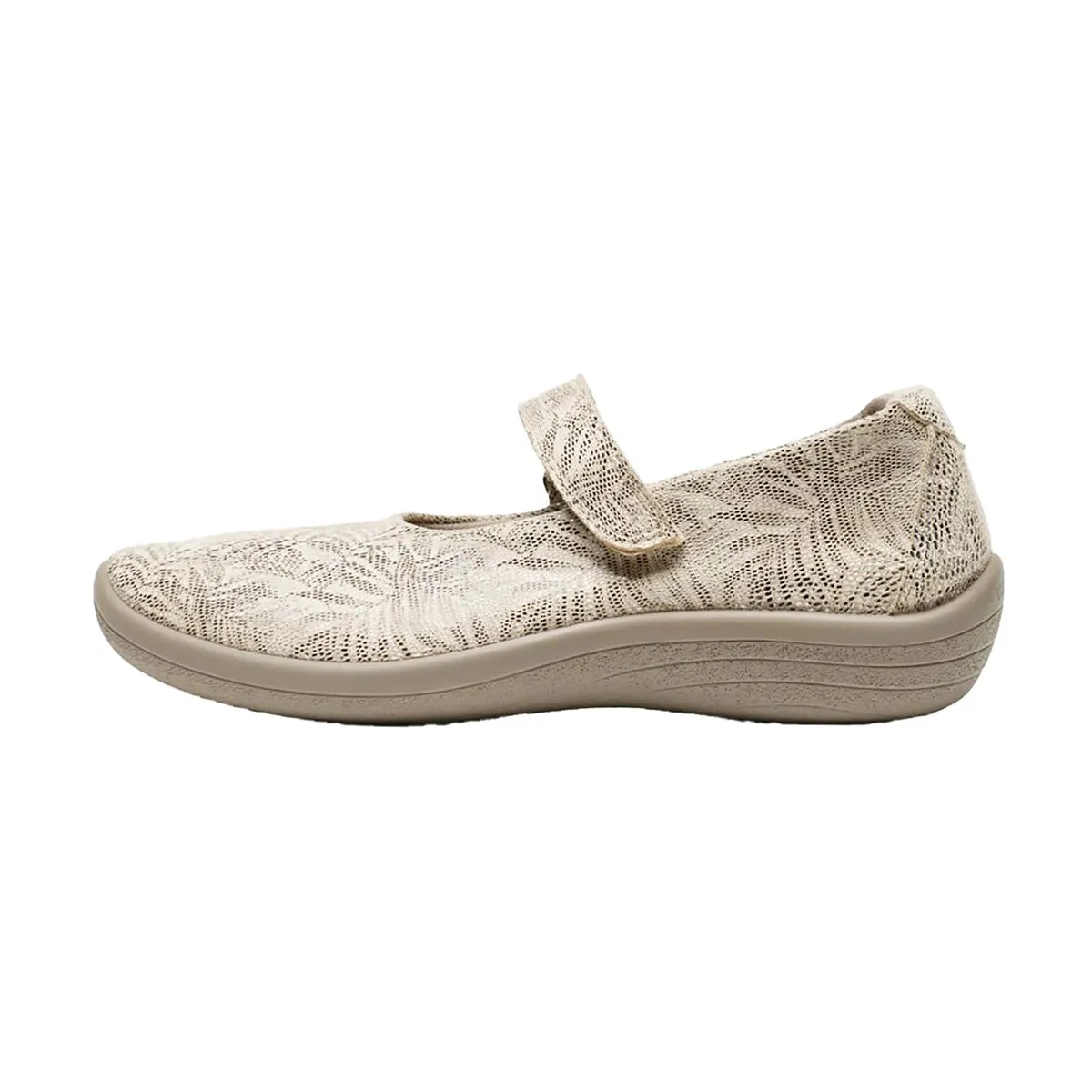 Sepatu Arcopedico LADY EIGHTEEN2 Flower Beige untuk kaki lebar dari Joy368