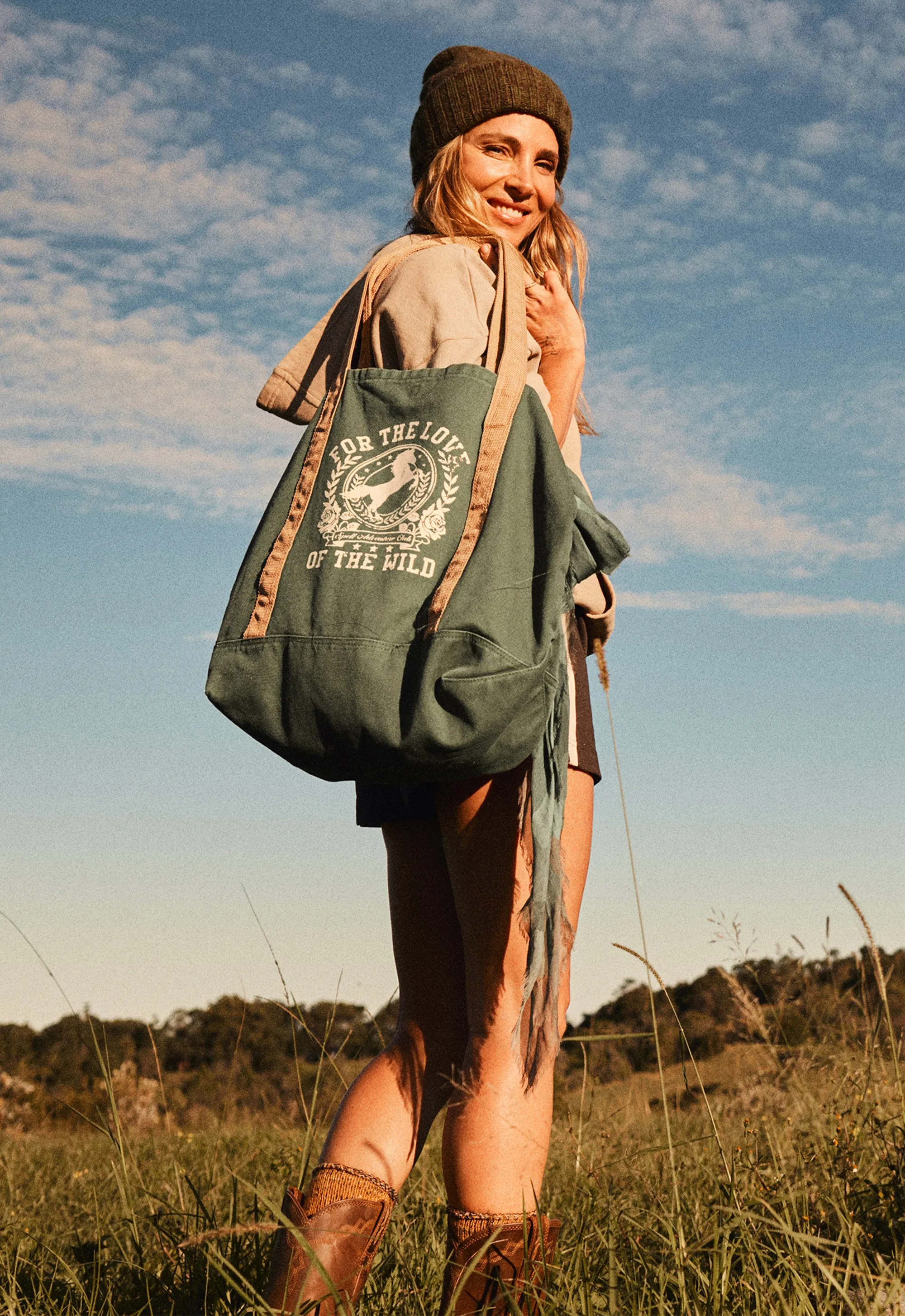 Love of the Wild tote bag kanvas organik premium koleksi Joy368