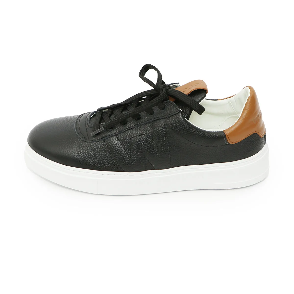 Sepatu sneaker pria hitam Mateo Homme ultra light dari Wonders koleksi Joy368