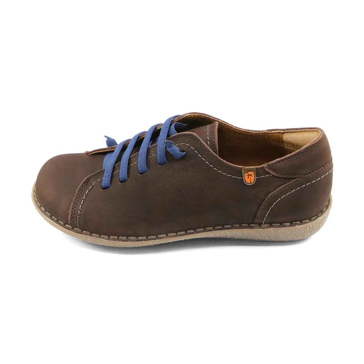 PASS Sneakers Coffee Brown kulit asli buatan Spanyol koleksi Joy368