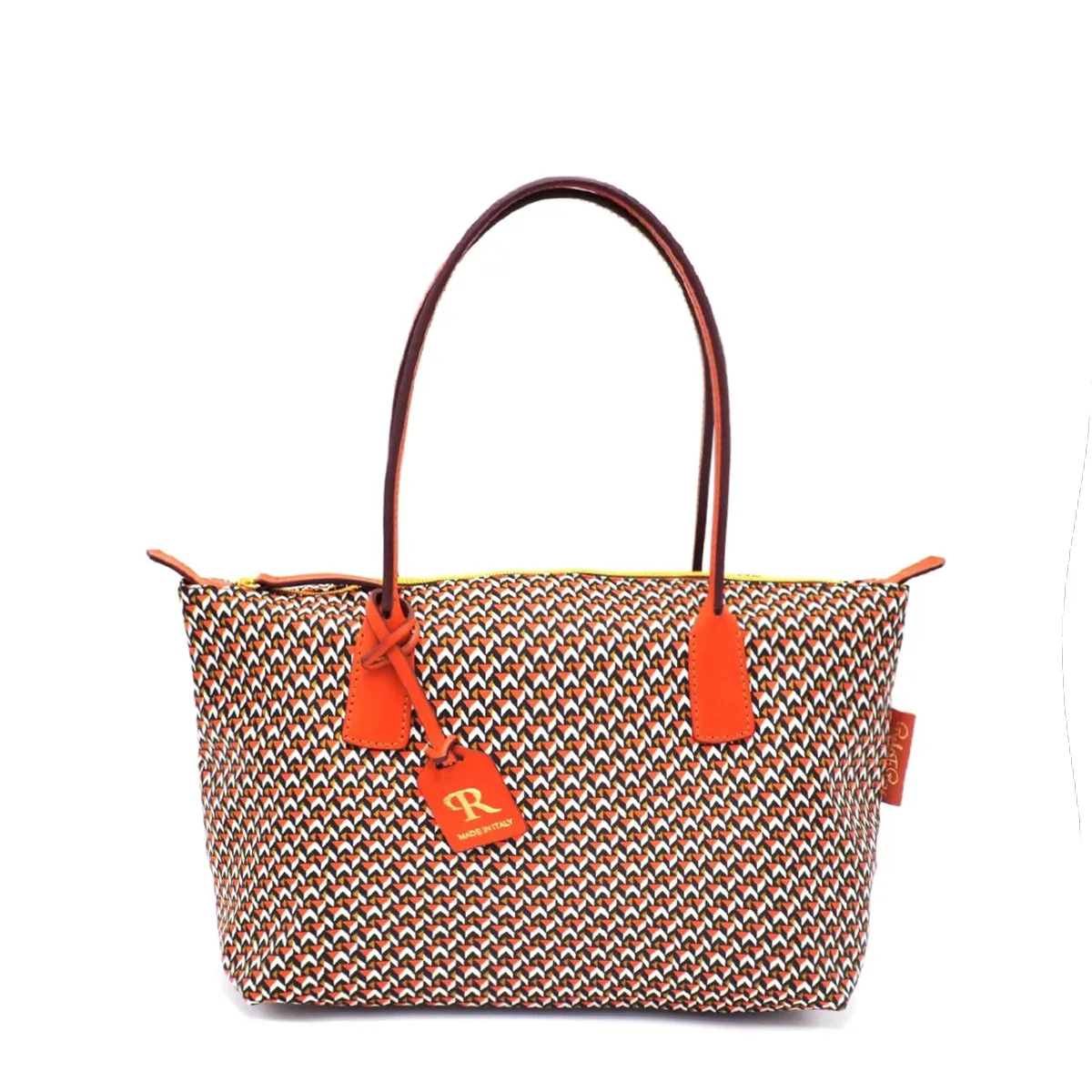 Roberta Pieri Small Orange Tatami Tote Bag di Joy368