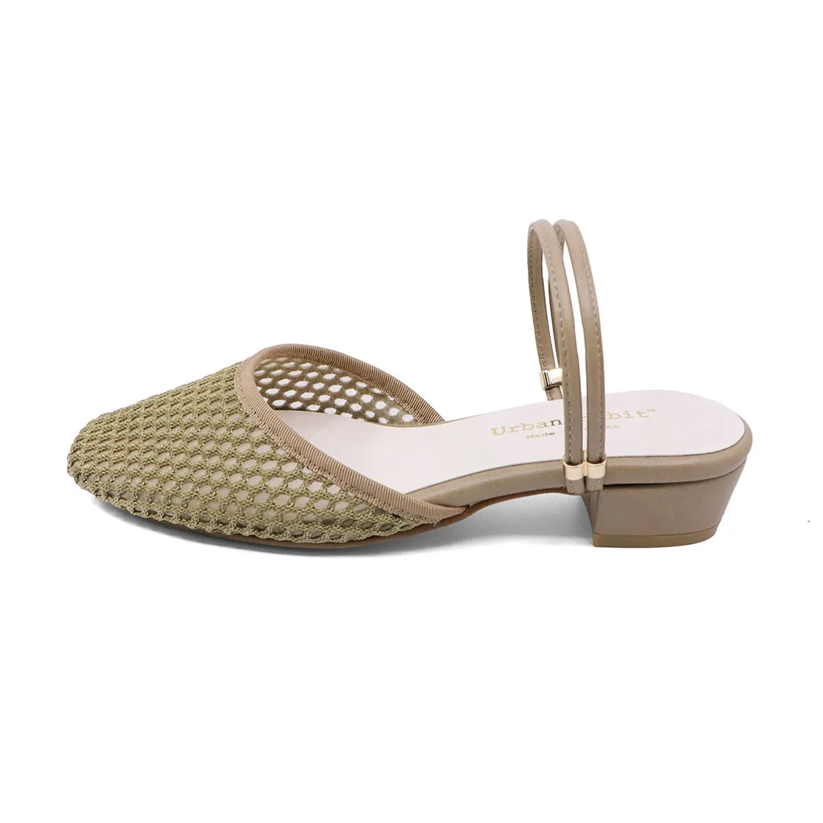 RUNE Beige 2 Ways Sandals bahan nylon mesh berkualitas dari koleksi Joy368