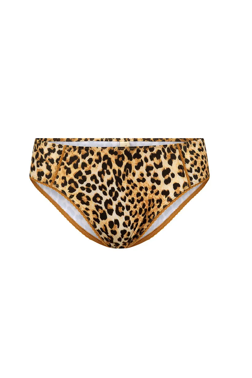 Samantha Brief Vintage Leopard motif macan tutul dari Joy368